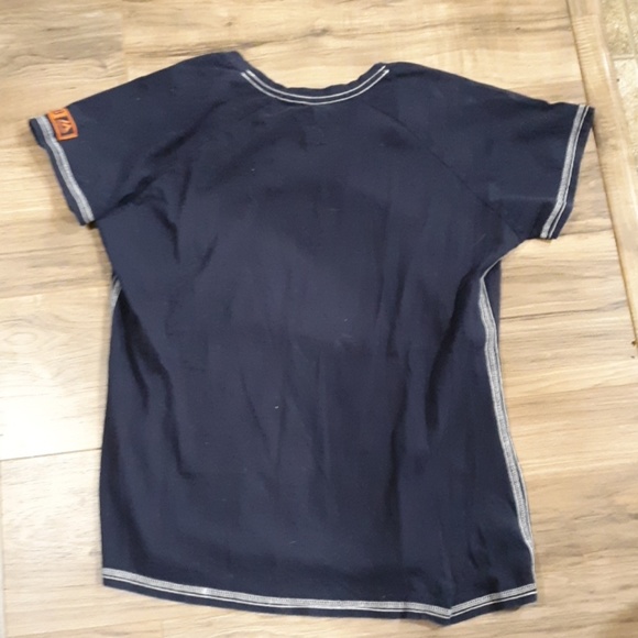 Majestic Detroit Womens Navy T-shirt. - Picture 6 of 6